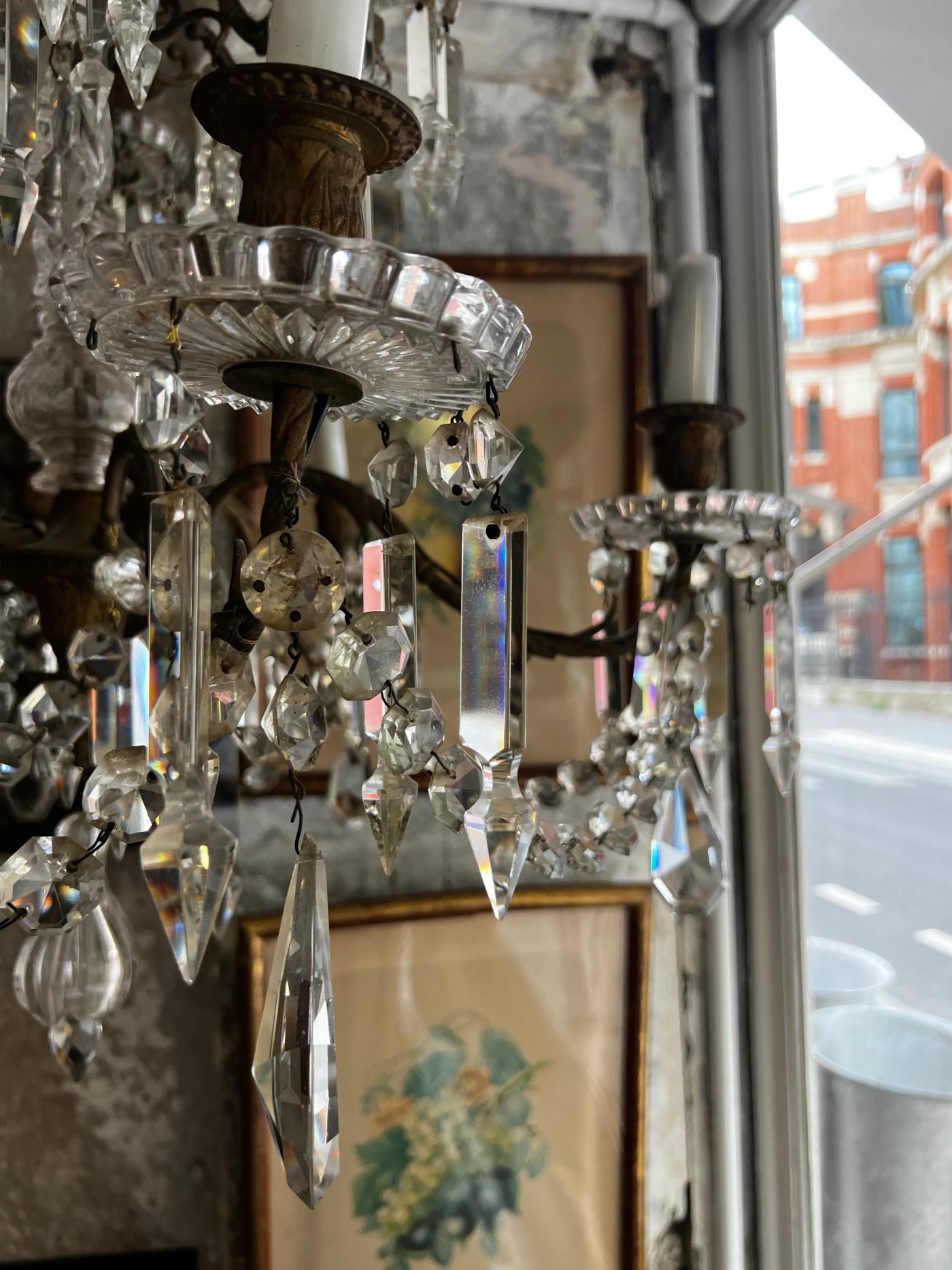 Grand lustre en cristal