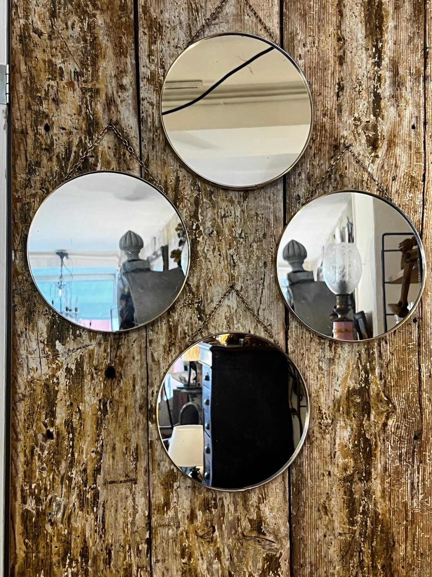 Miroirs ronds années 20