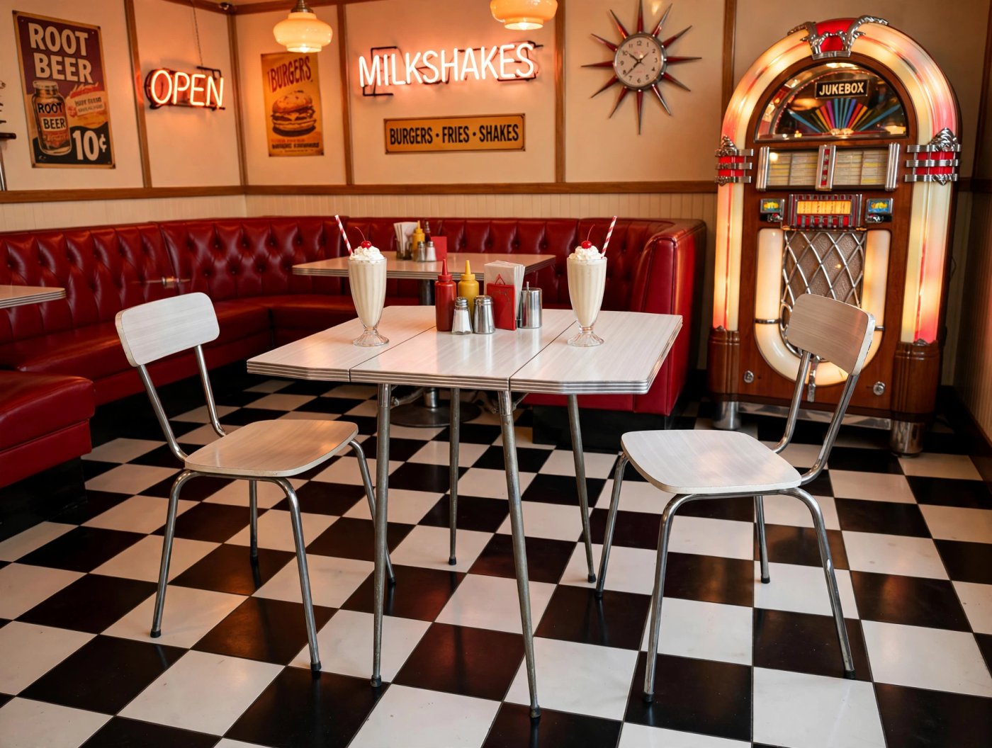 Table et chaises formica
