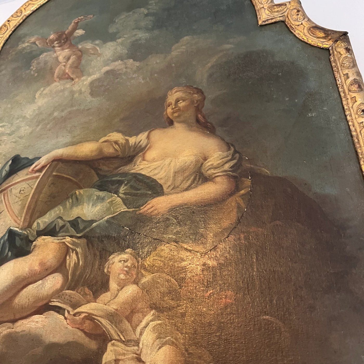 Trumeau aux anges