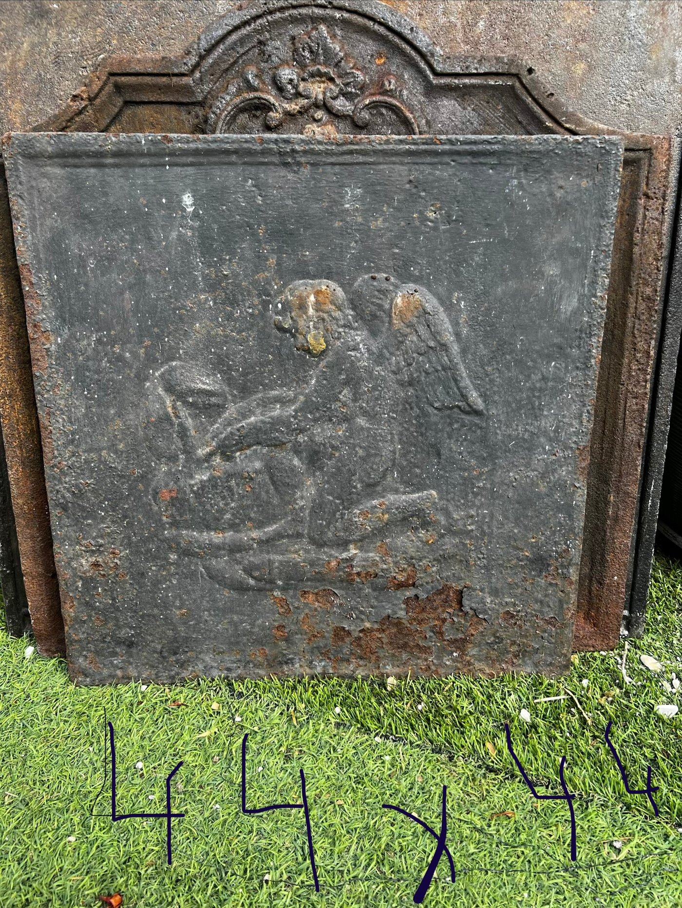 Plaque cheminée 5