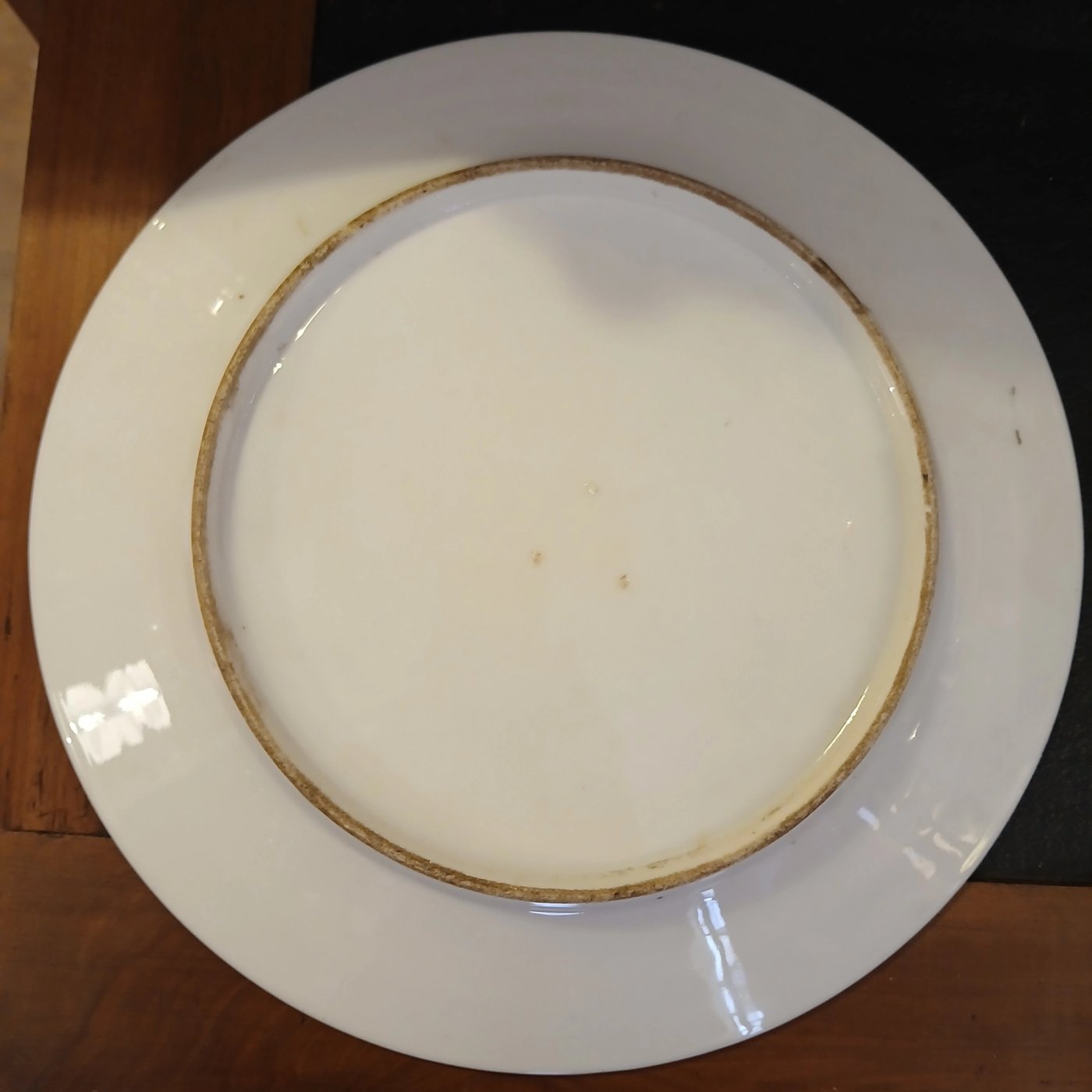 Paire d'assiettes en porcelaine