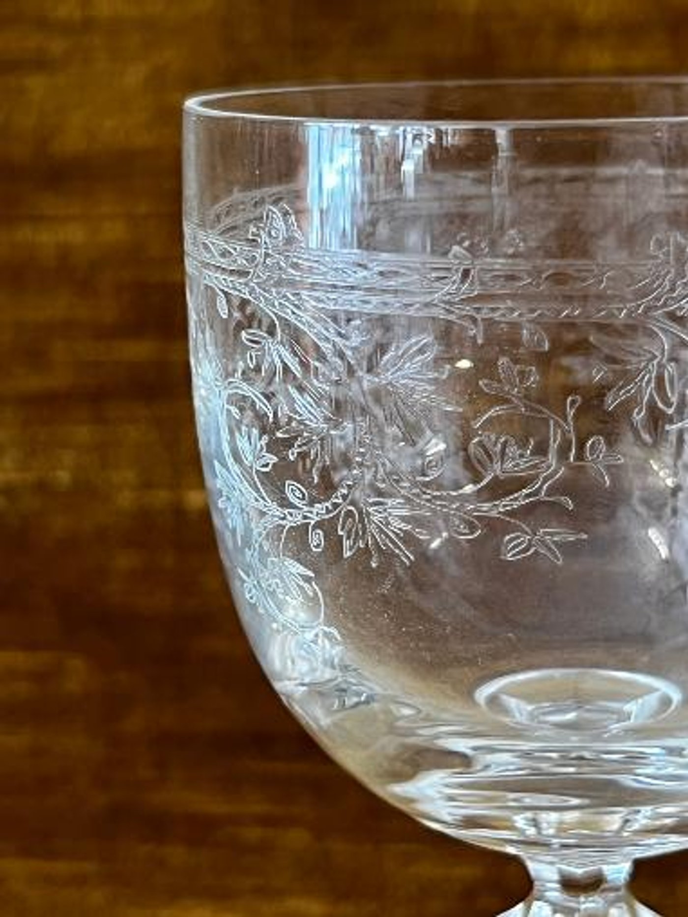 6 Verres en cristal