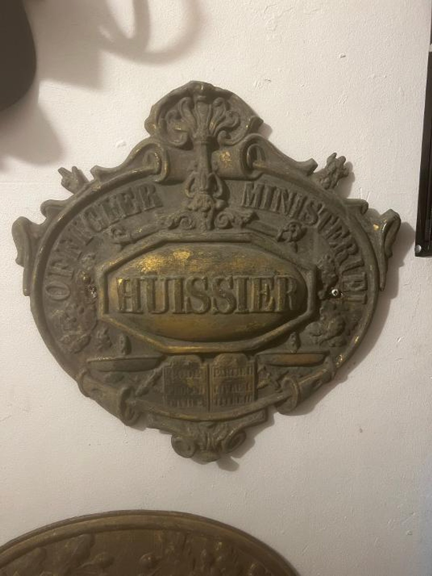 Enseigne  d'Huissier IIIe république
