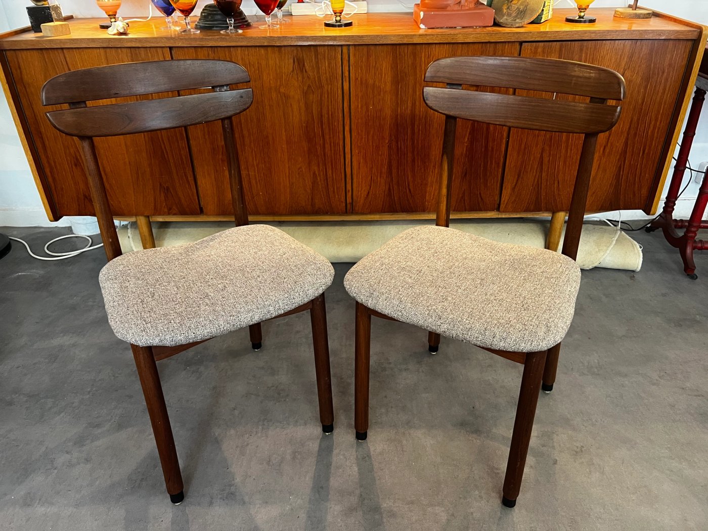 4 Chaises "grain de café"
