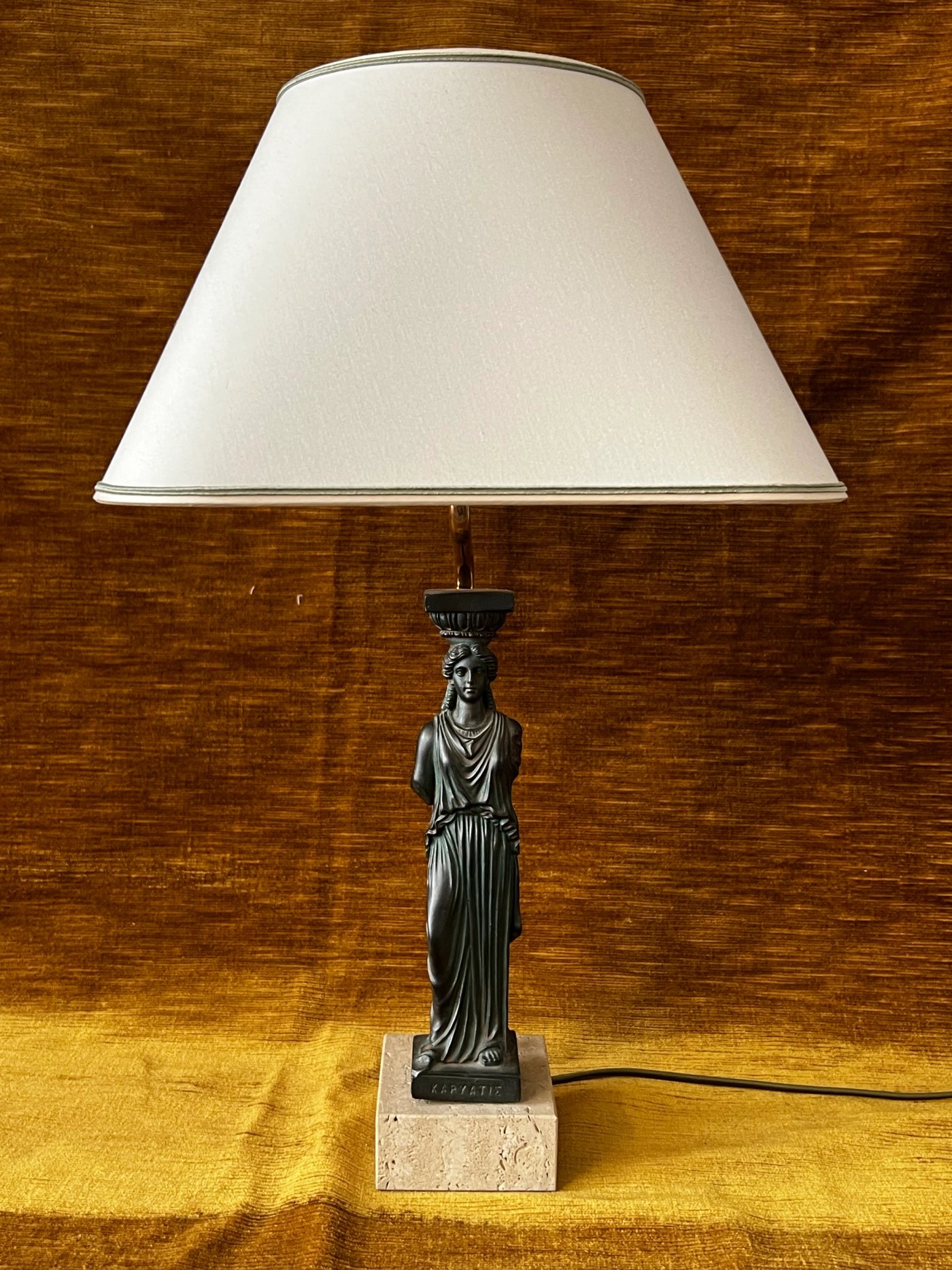 Lampe Cariatide "le dauphin"