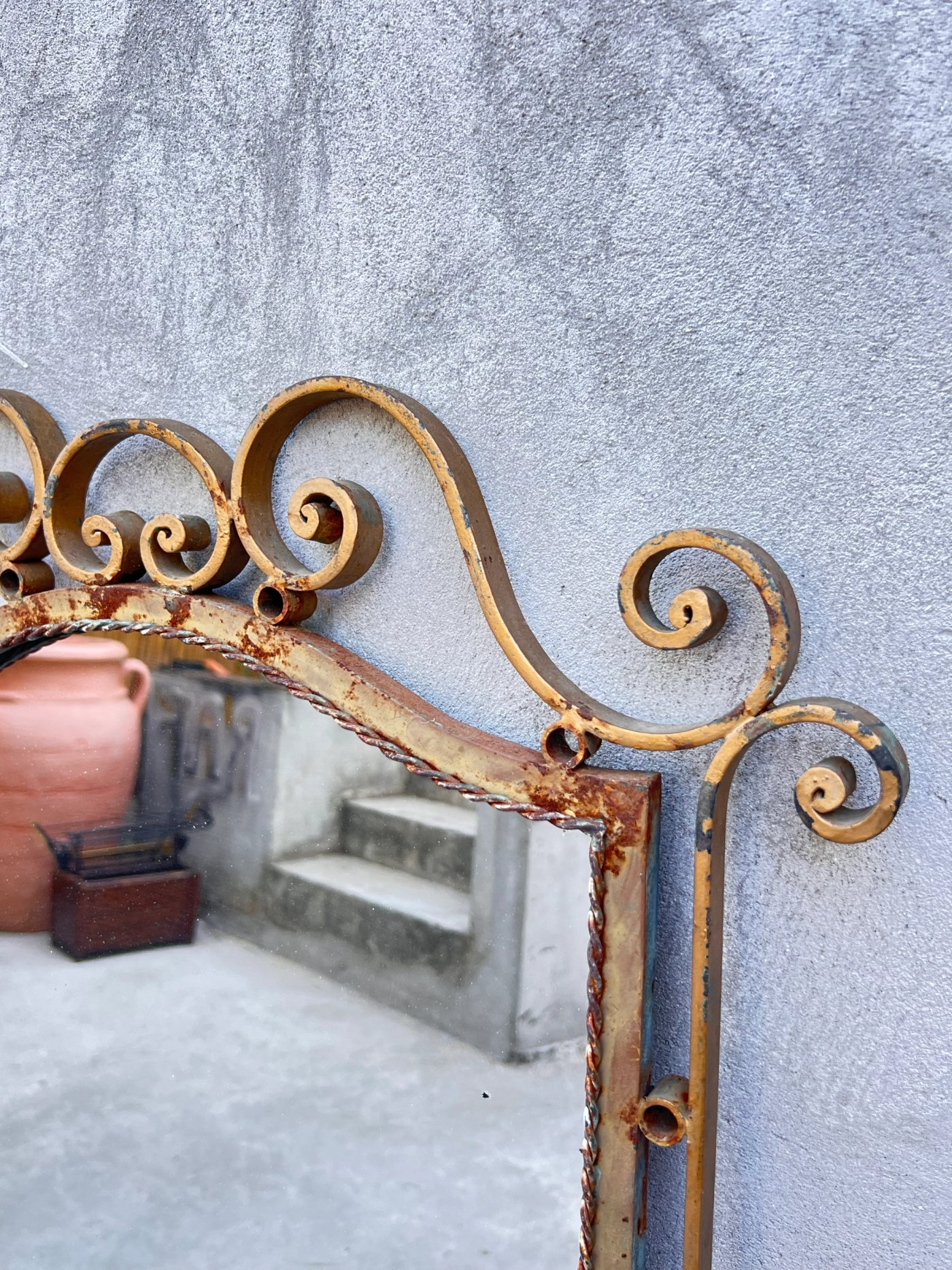 Miroir "Venise" fer forgé