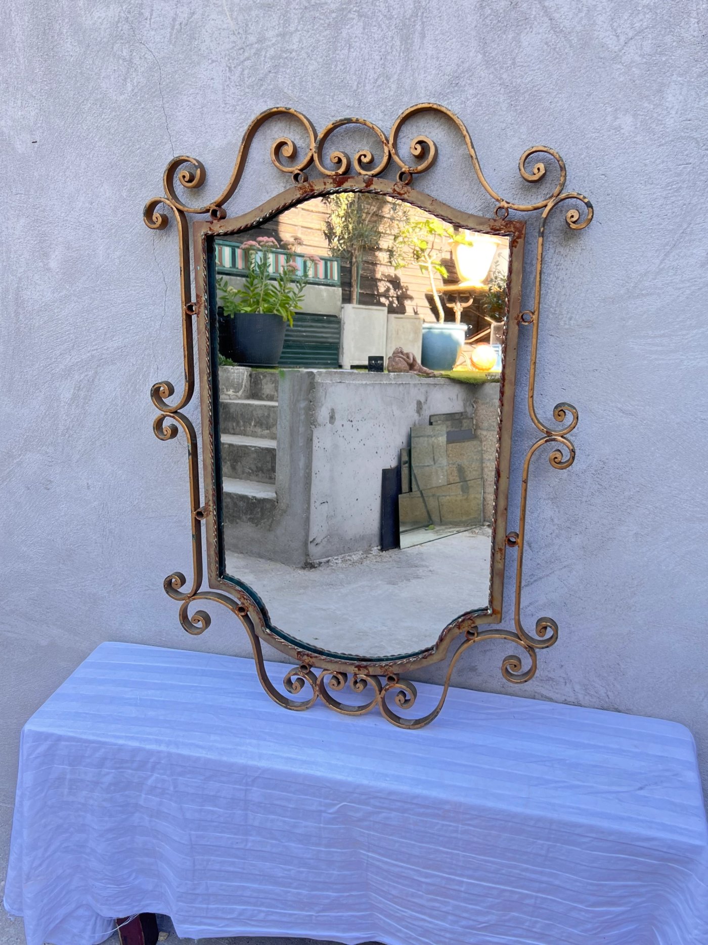 Miroir "Venise" fer forgé