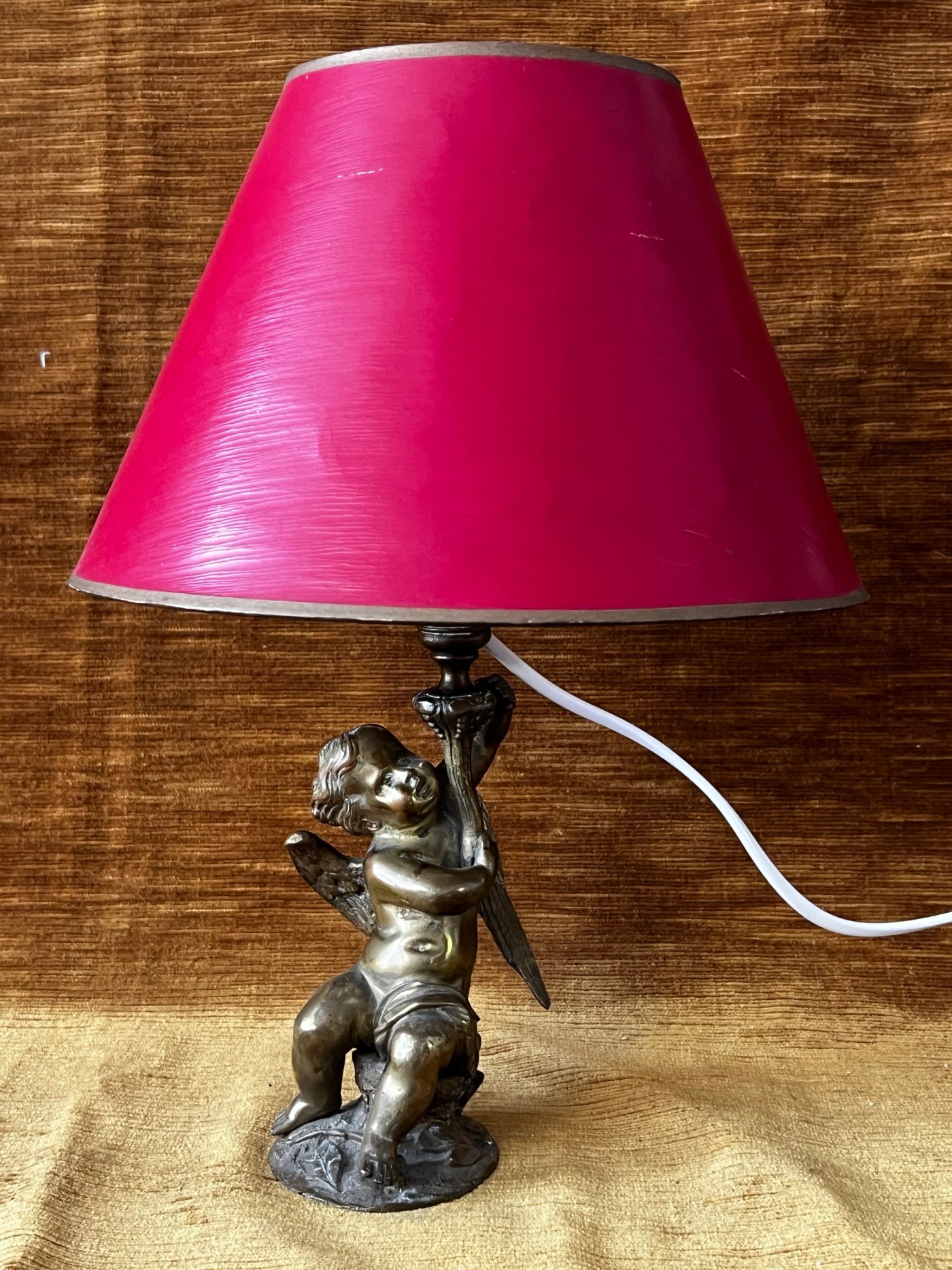 Lampe Ange bronze