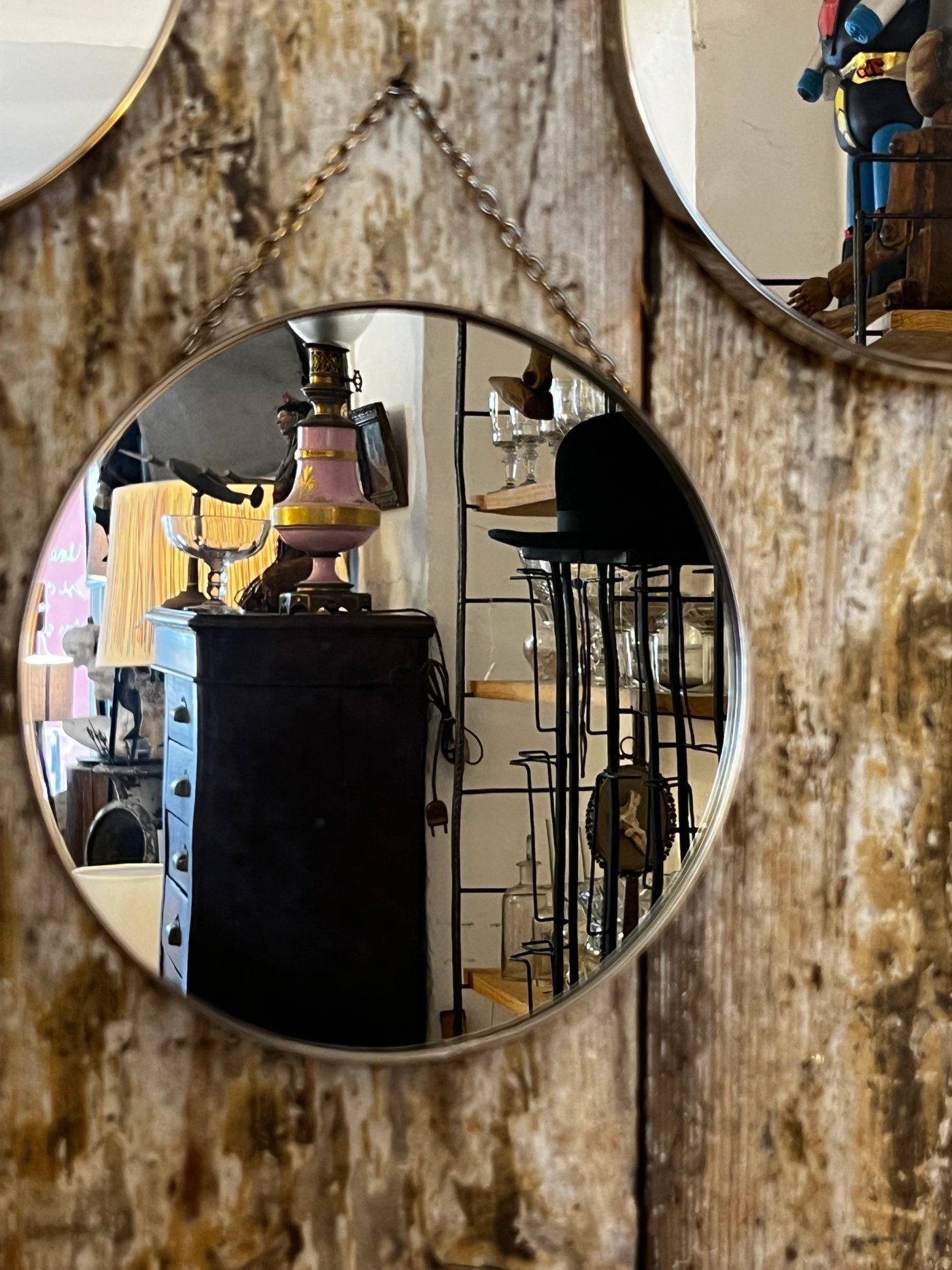 Miroirs ronds années 20