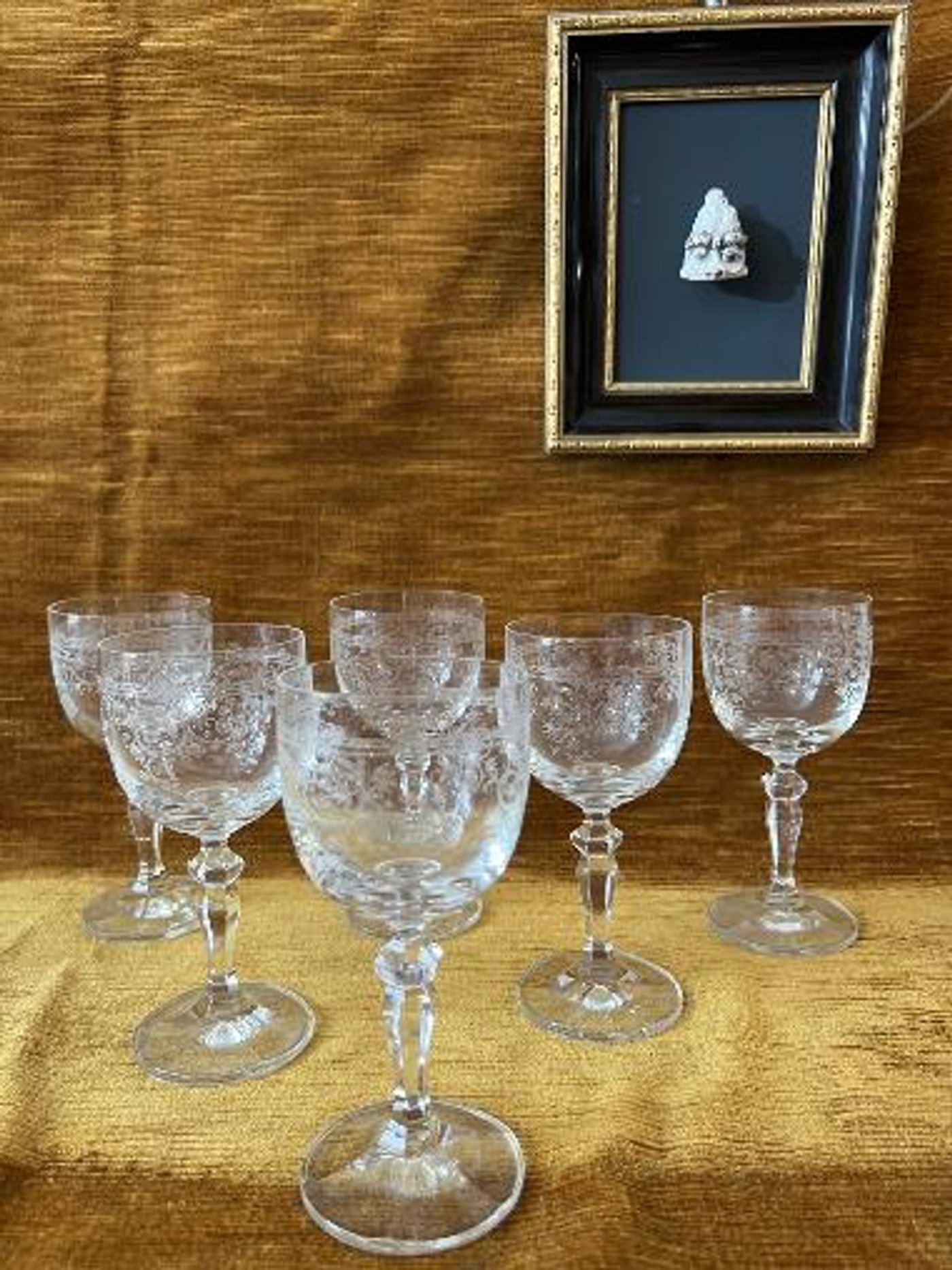 6 Verres en cristal