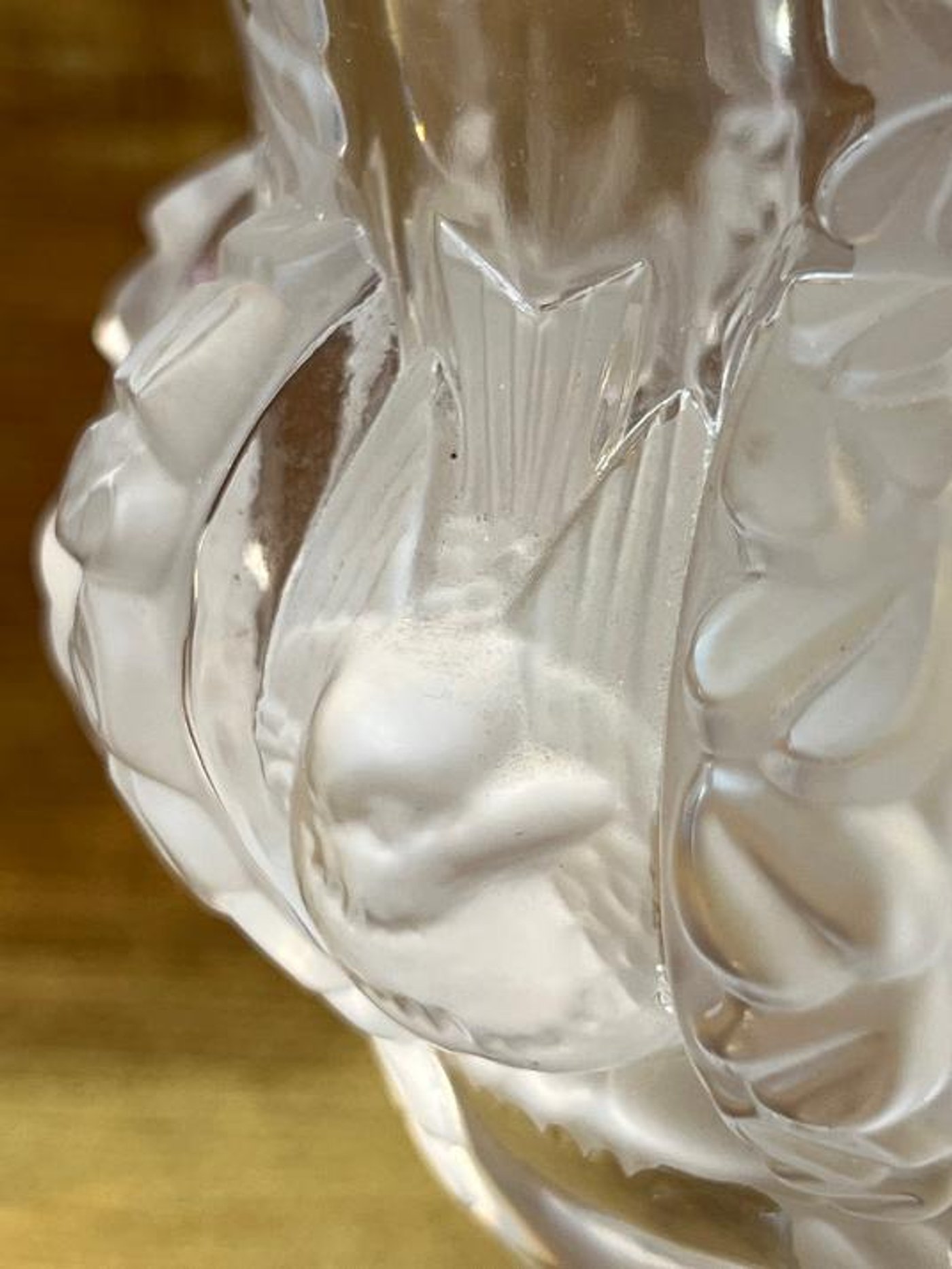 Vase lalique Dampierre
