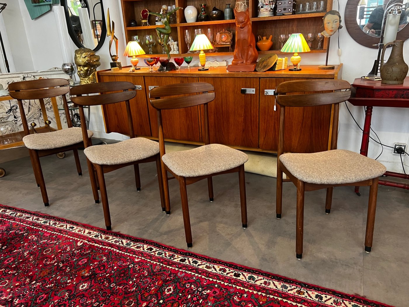 4 Chaises "grain de café"