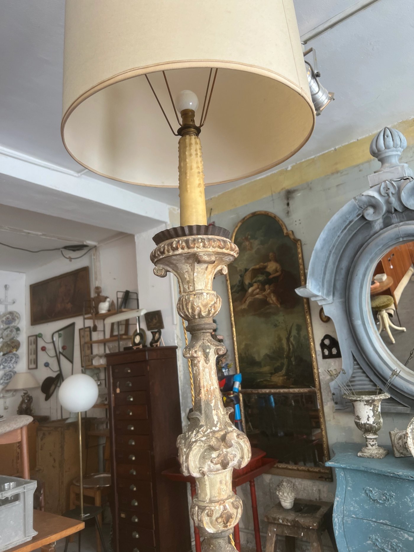 Lampe pique cierge