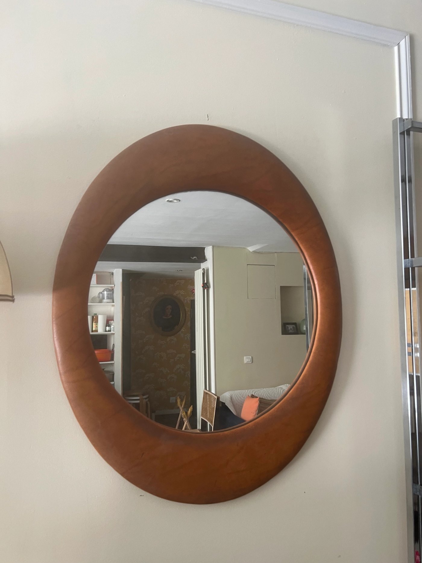Paire de miroirs 70's