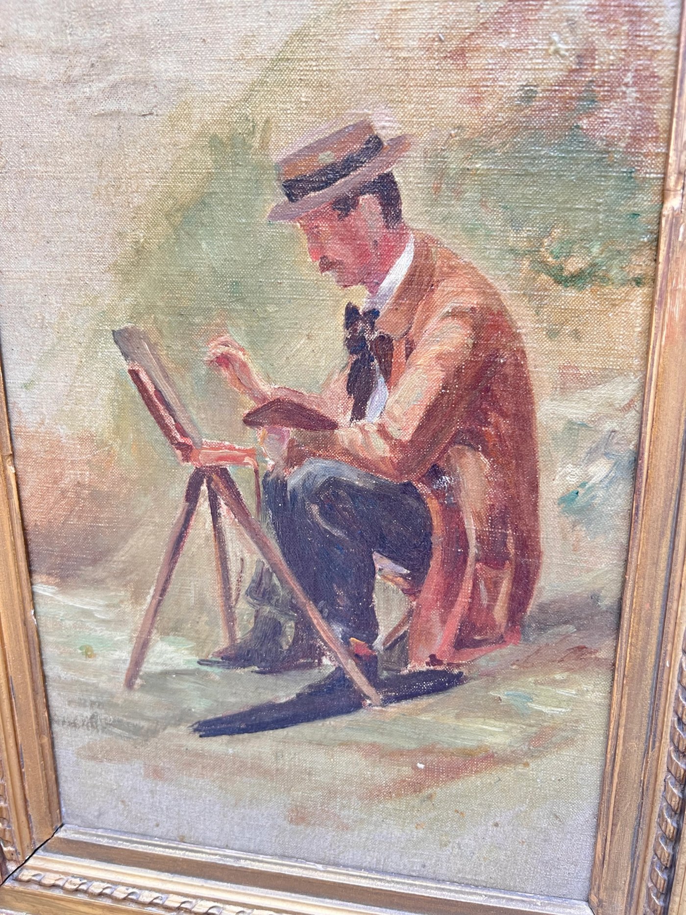 Autoportrait peintre