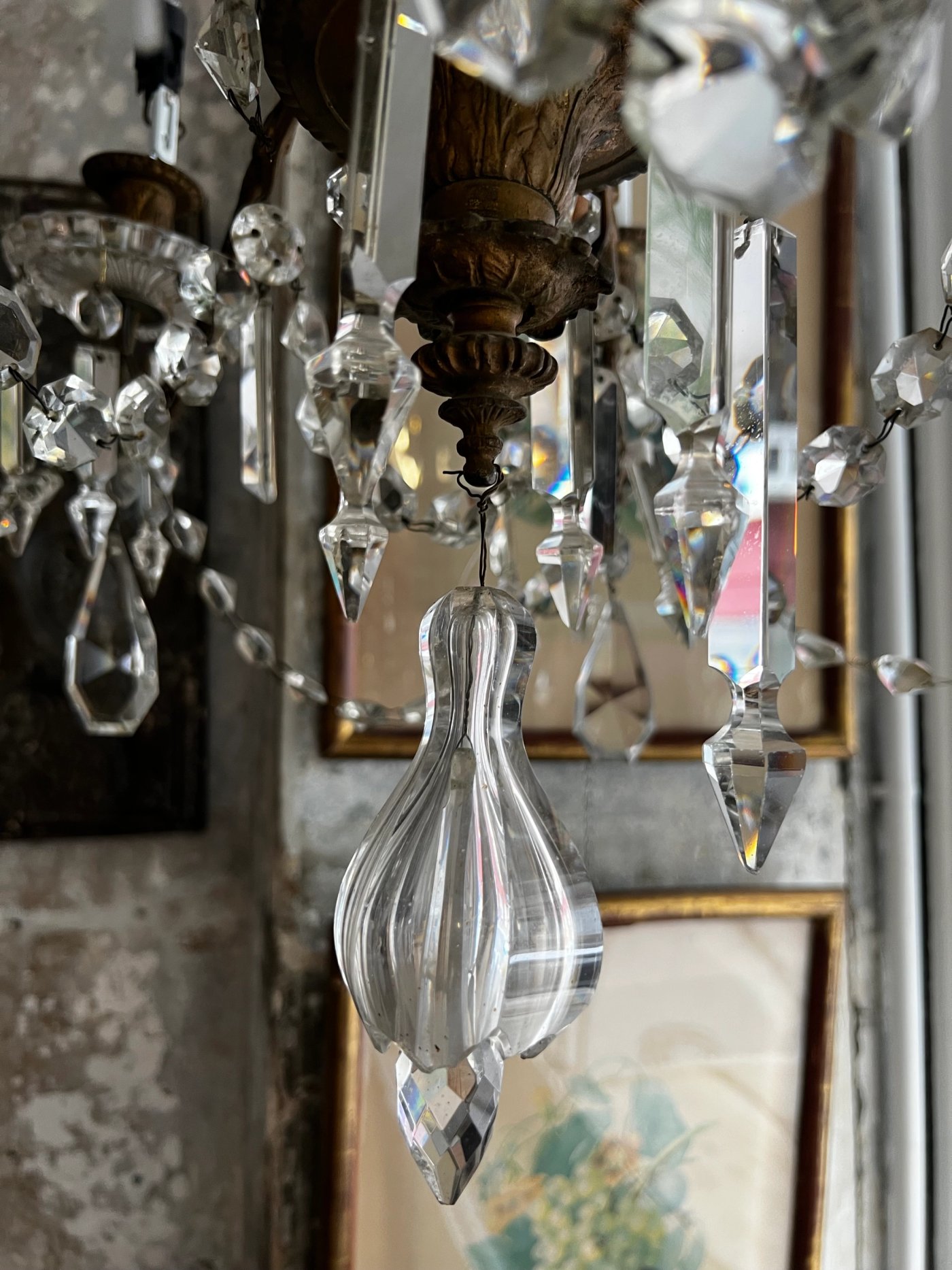 Grand lustre en cristal