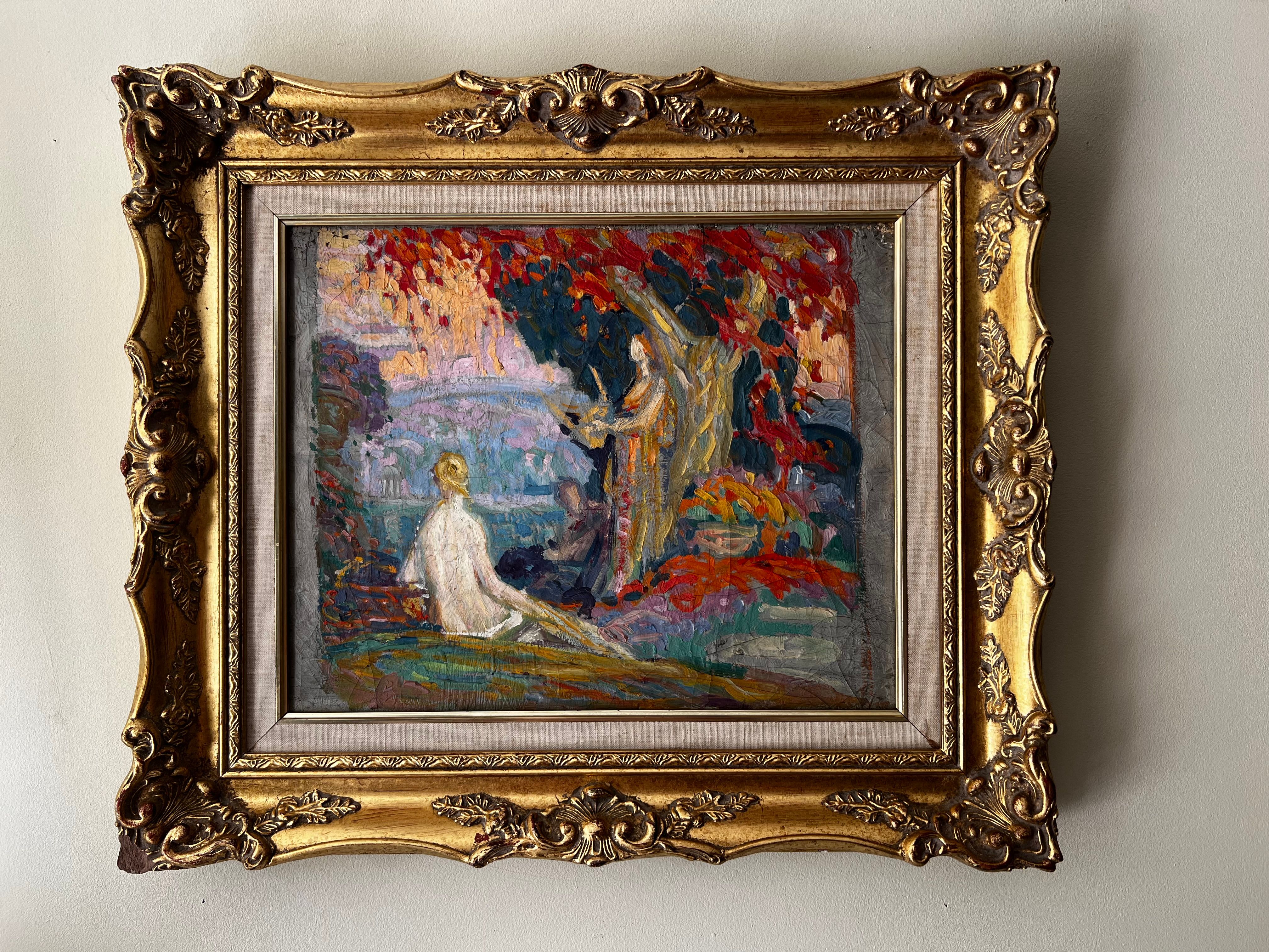 Il s'agit d'une huile sur toile
