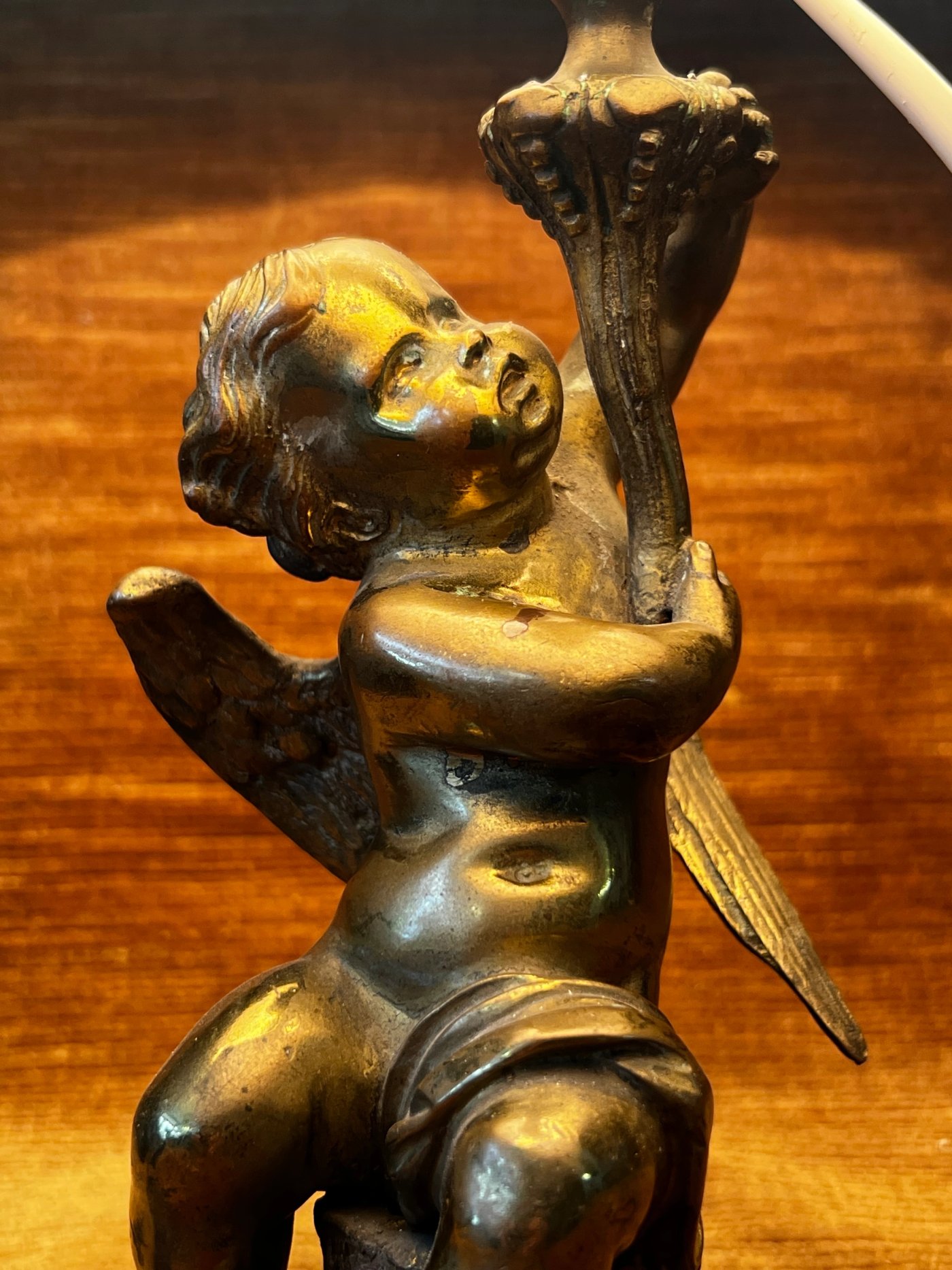 Lampe Ange bronze