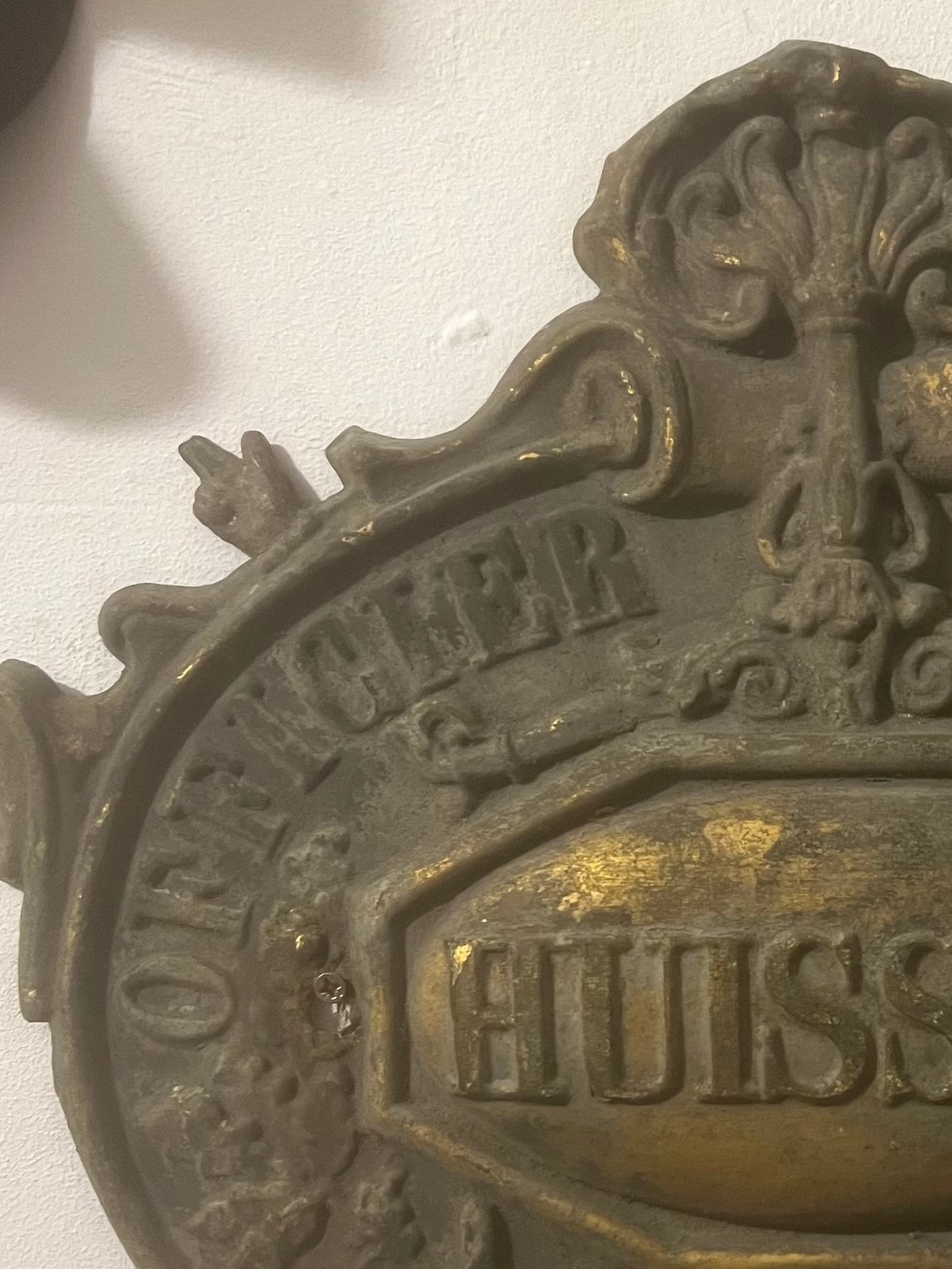 Enseigne  d'Huissier IIIe république