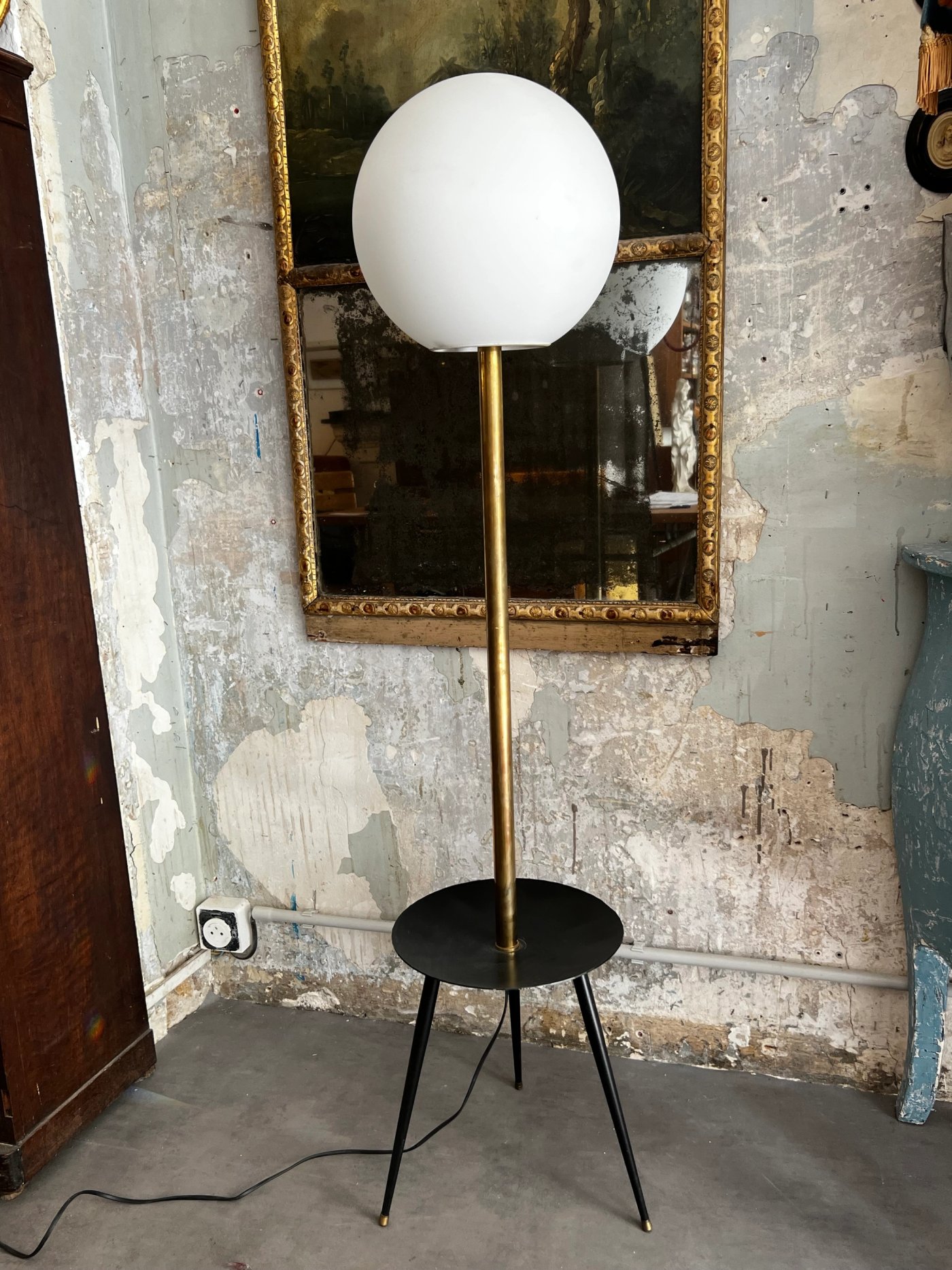 Lampadaire boule