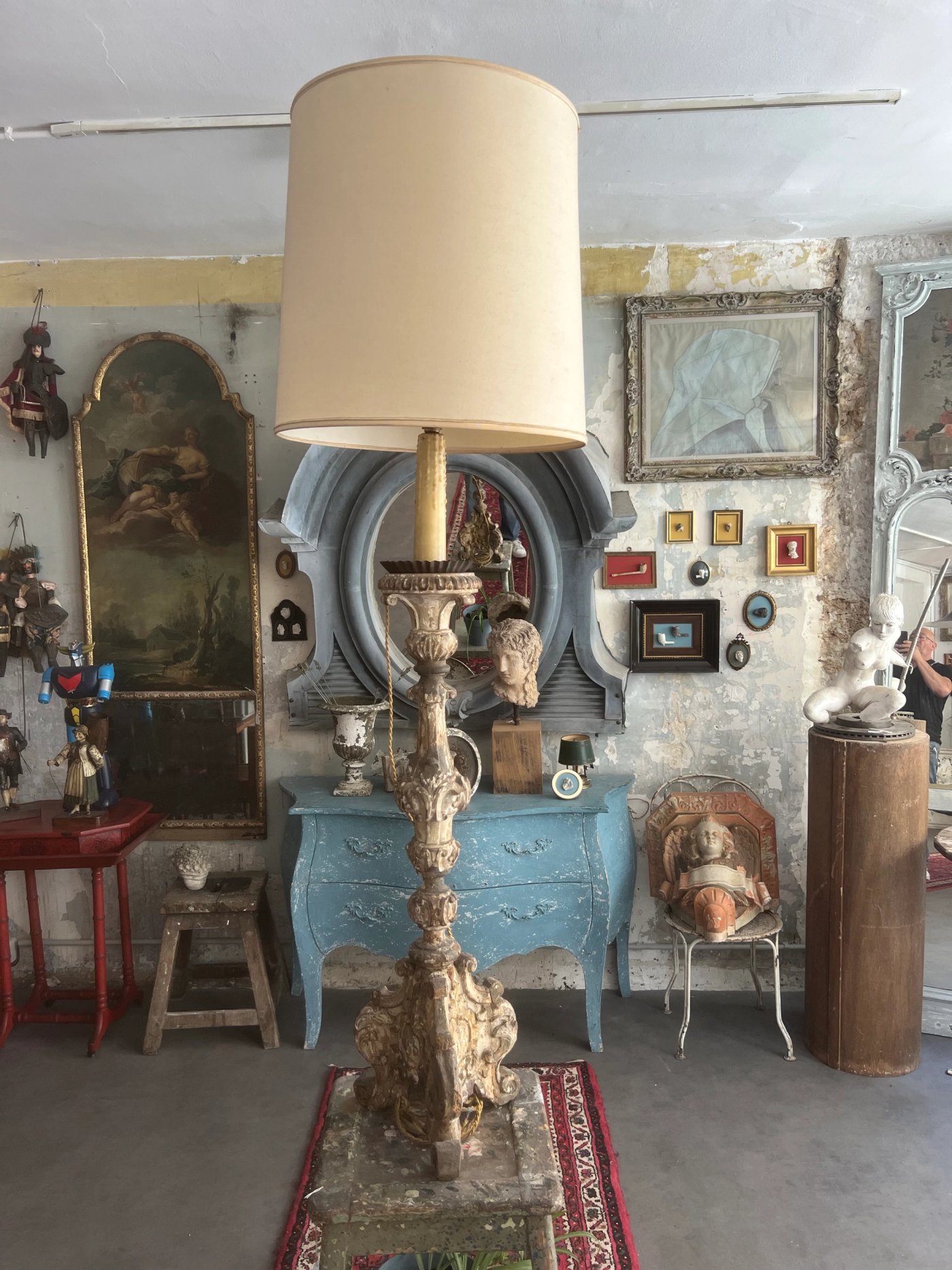 Lampe pique cierge