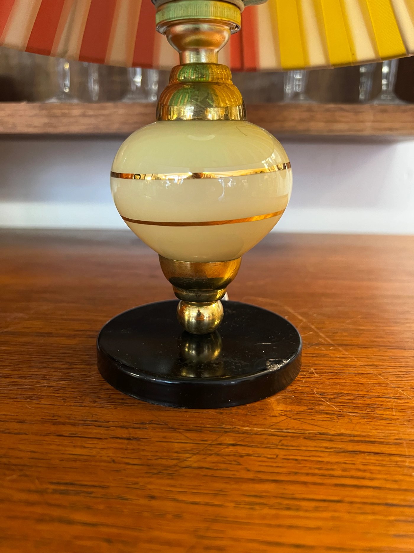 Petite lampe 50's verte