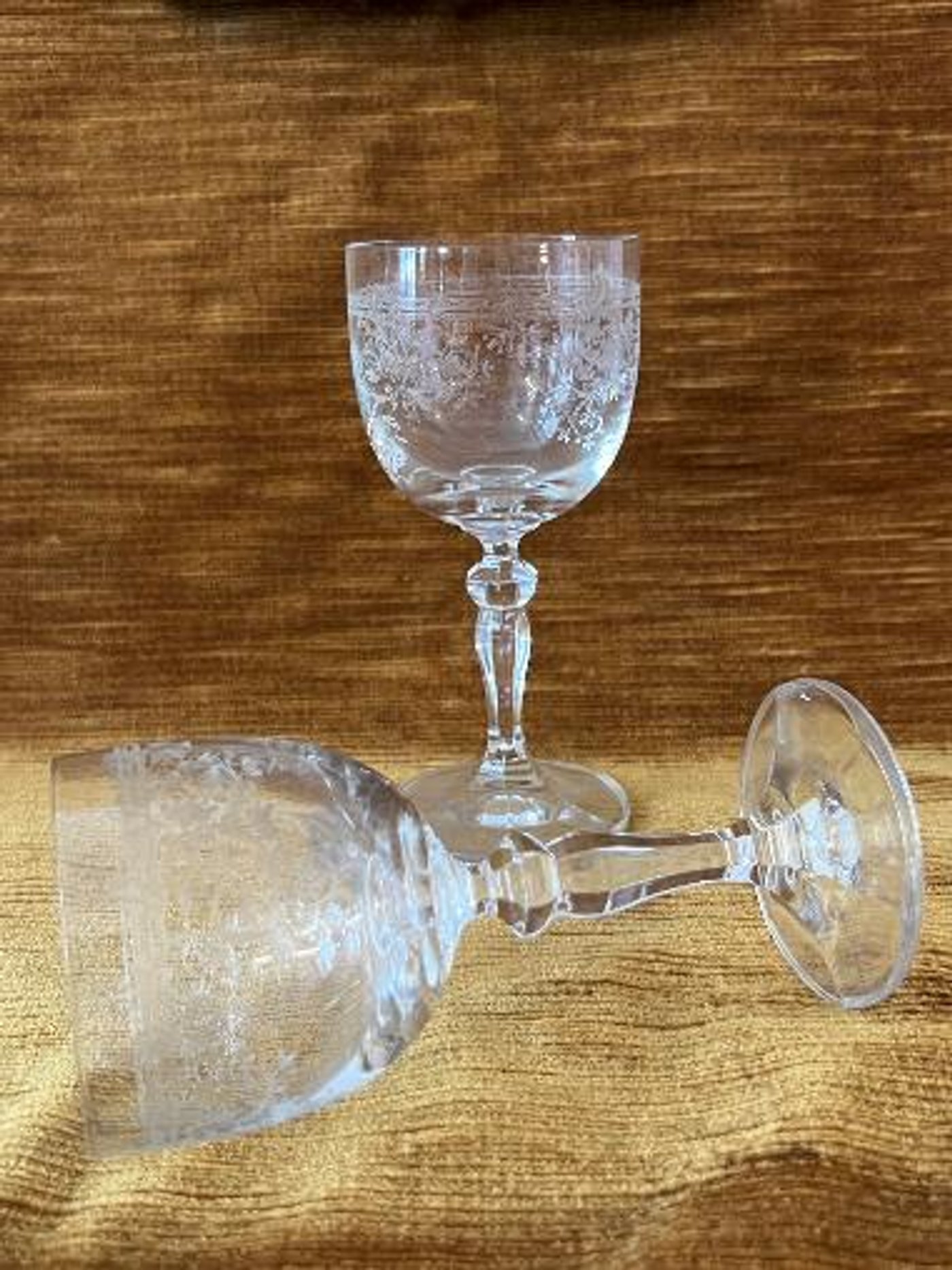 6 Verres en cristal
