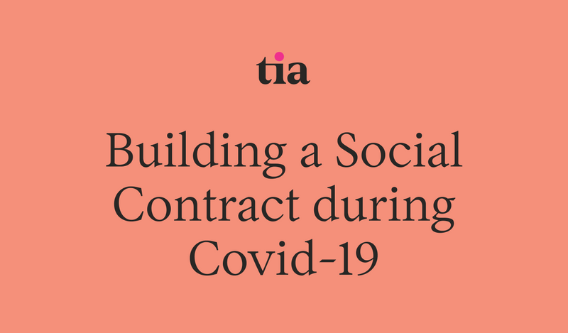 Building a Social Contract during Covid-19