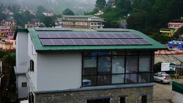 Solar powered at office