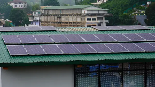 Solar powered at office