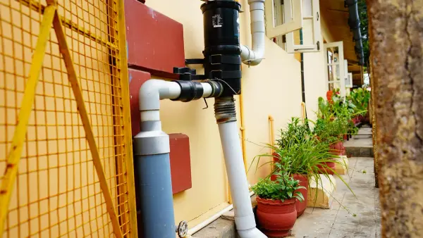 Economical Rainwater filter at Sunnyside