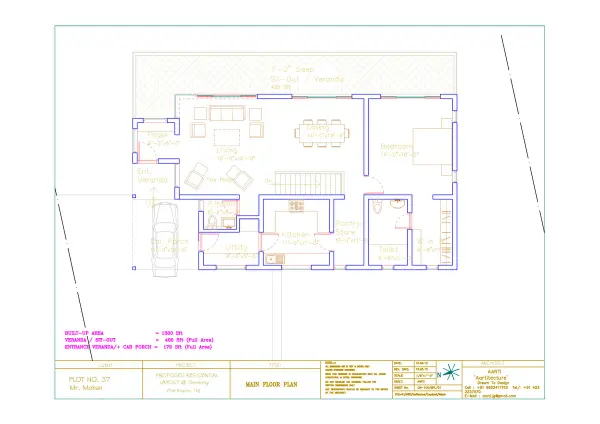 Mohans Main Floor Plan