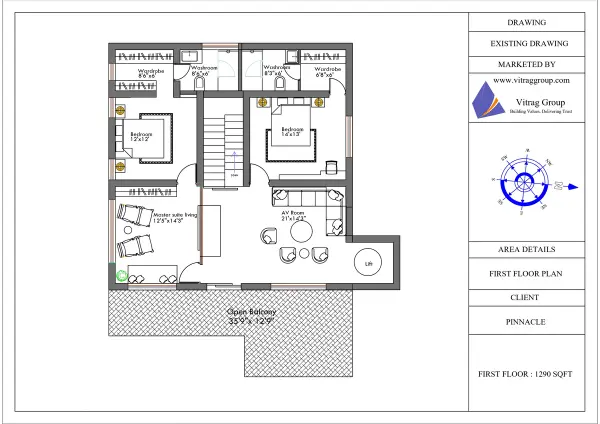 pinnacle first floor plan
