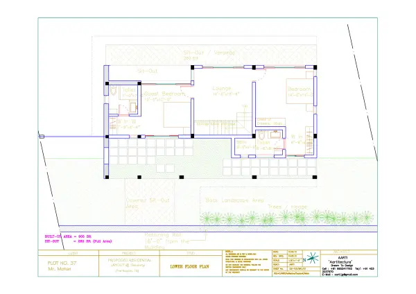 Mohan's Lower Floor plan
