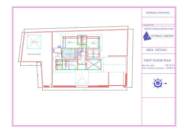 Fulbari-First floor plan
