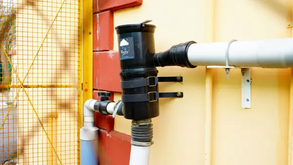 Economical Rainwater filter at Sunnyside