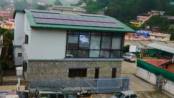 Solar powered at office