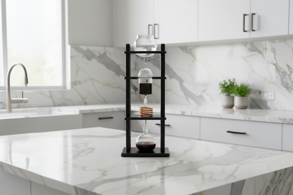 Elegant Glass Cold Brew Drip Tower
