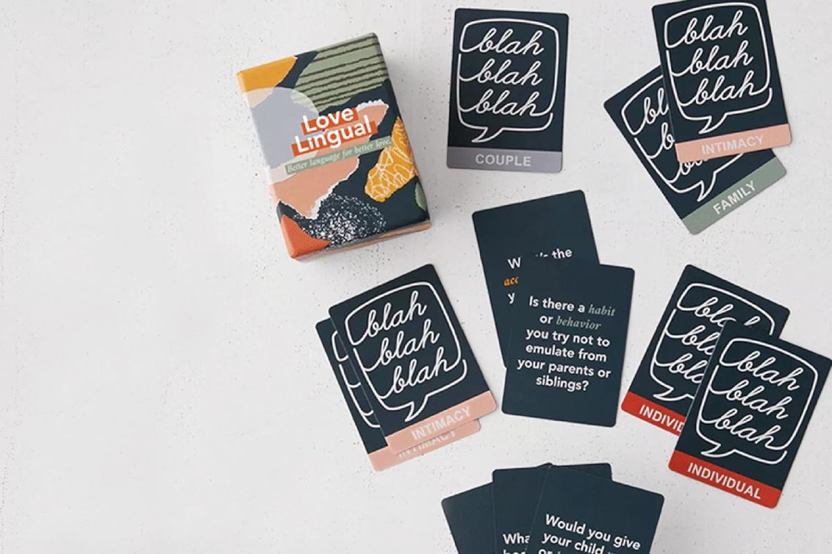 Love Lingual Cards Spread across a table