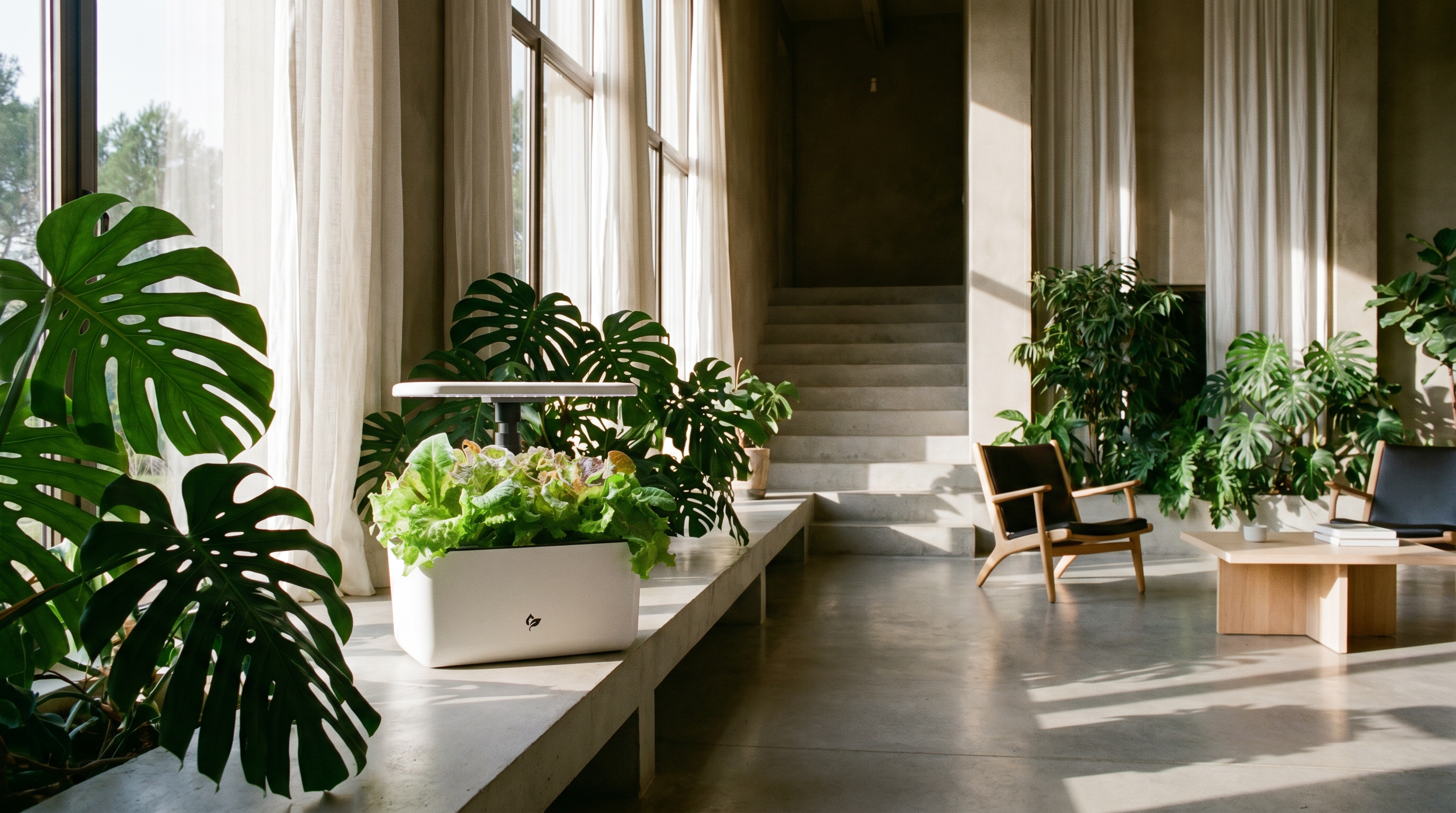 Indoor Herb Garden Starter Kit with LED Grow Light
