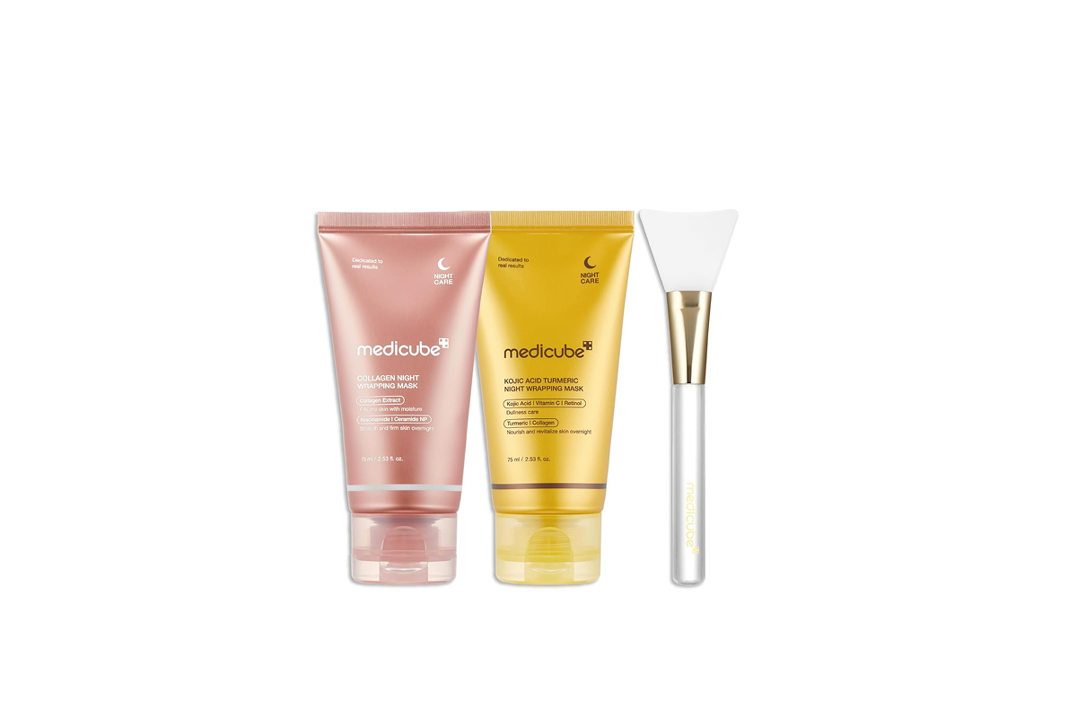 Medicube Collagen Night Wrap Glass Skin Mask