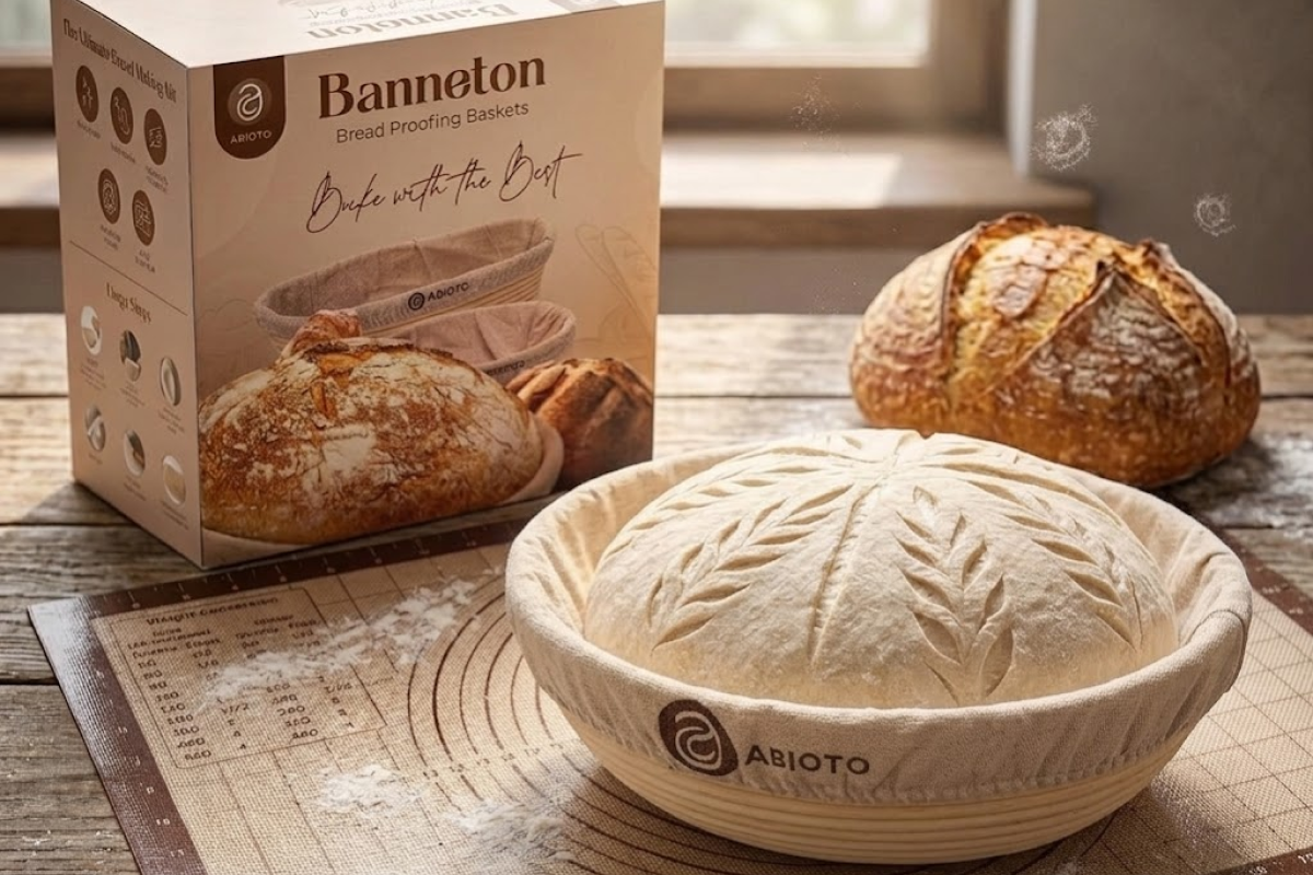 A sourdough bread baking kit