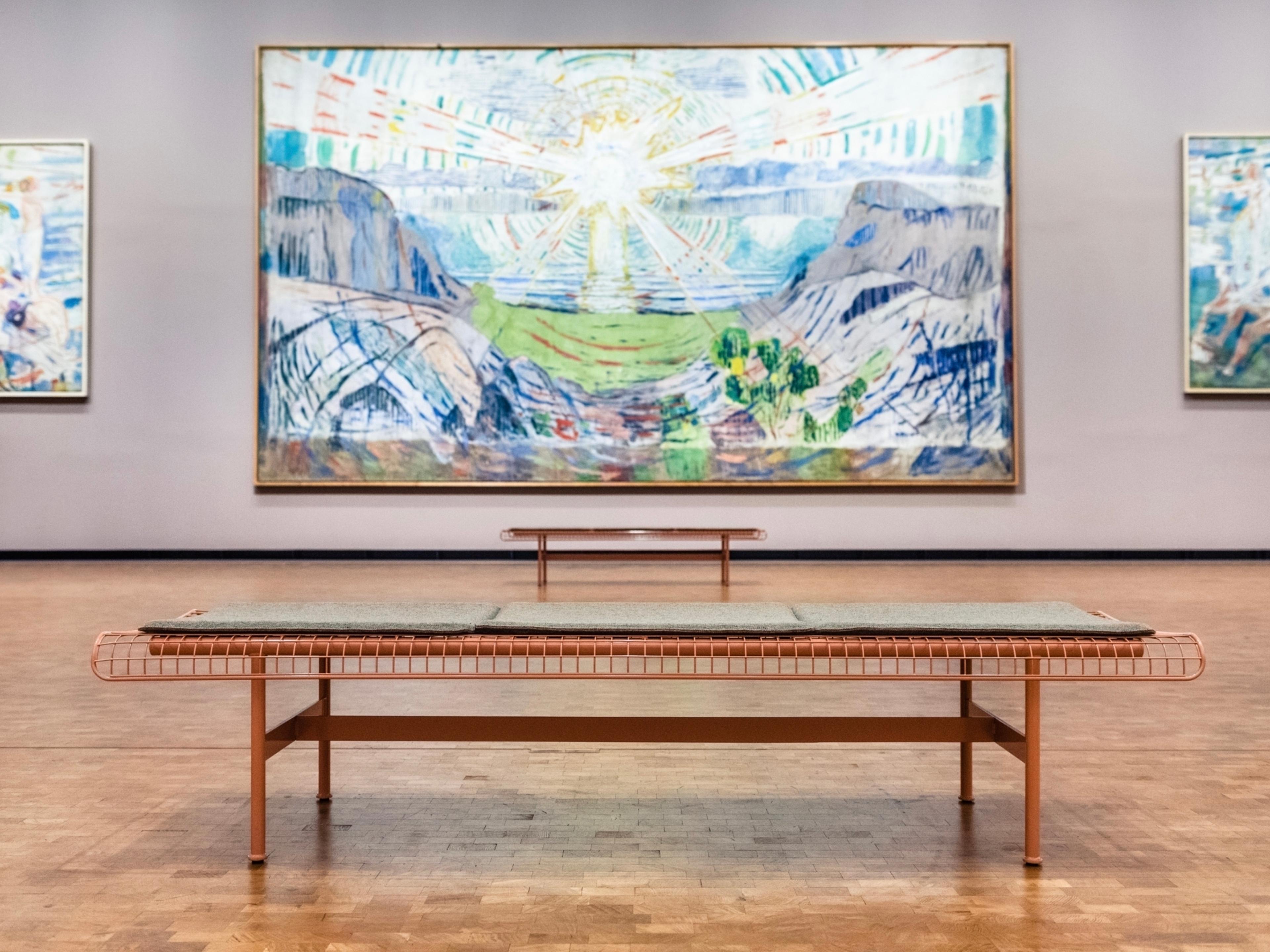 Moments of relaxation at the new Munch Museum in Oslo