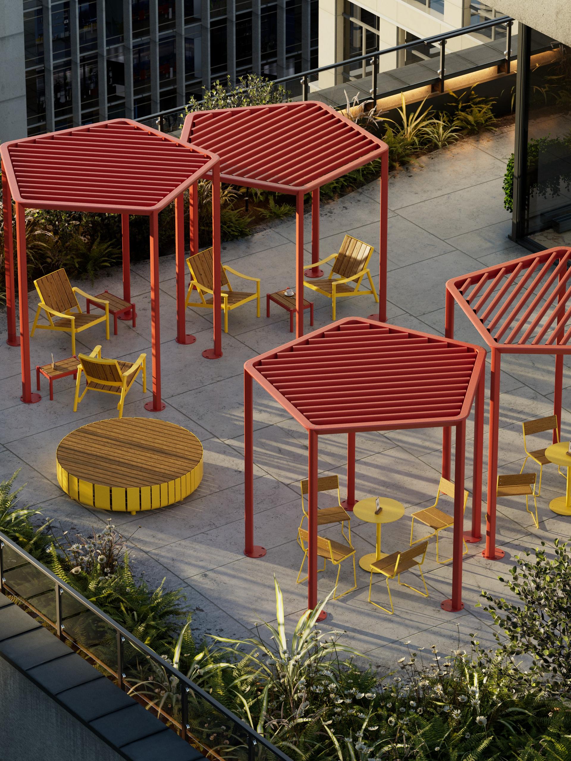 Vestre launches GLADE at ASLA – a pergola bringing shade into public space