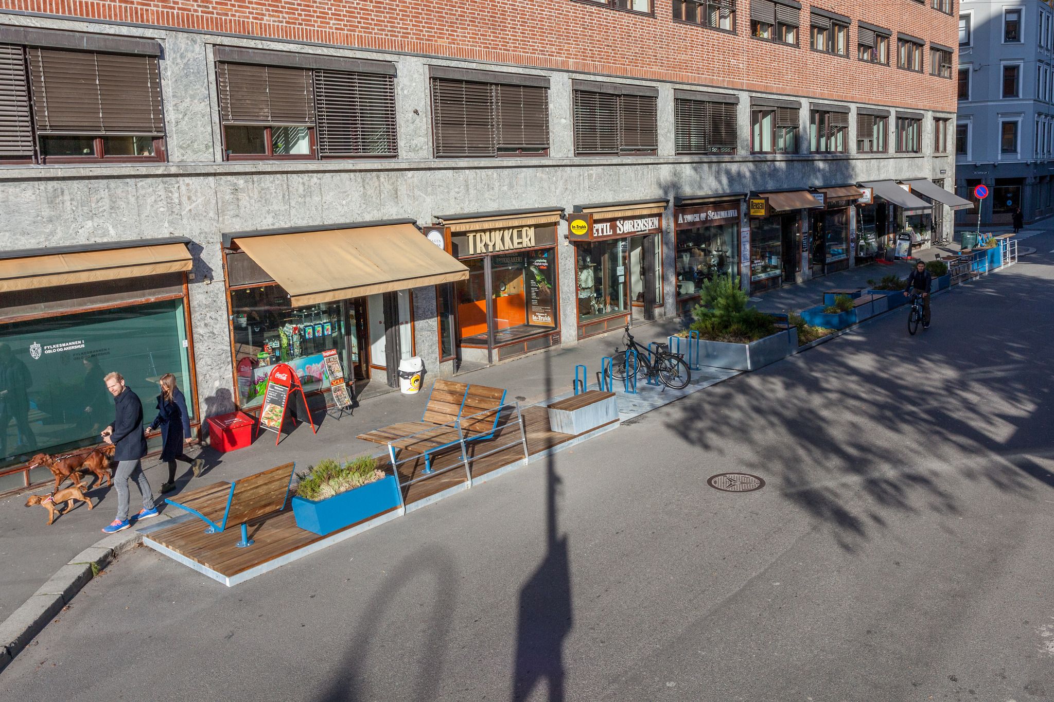 Parklets 2.0 Car-free city, Oslo
