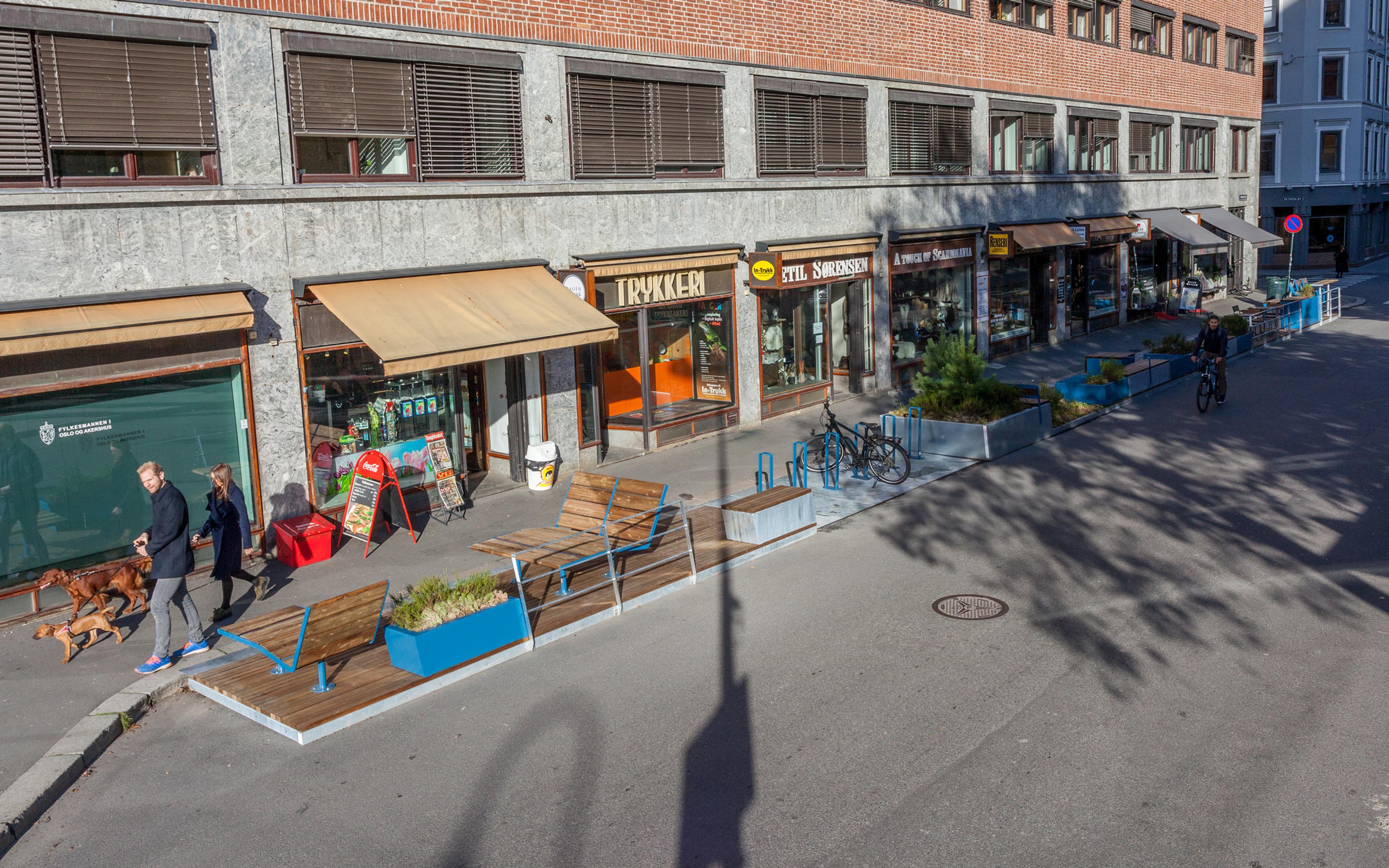Parklets 2.0 – projet de ville sans voitures d’Oslo