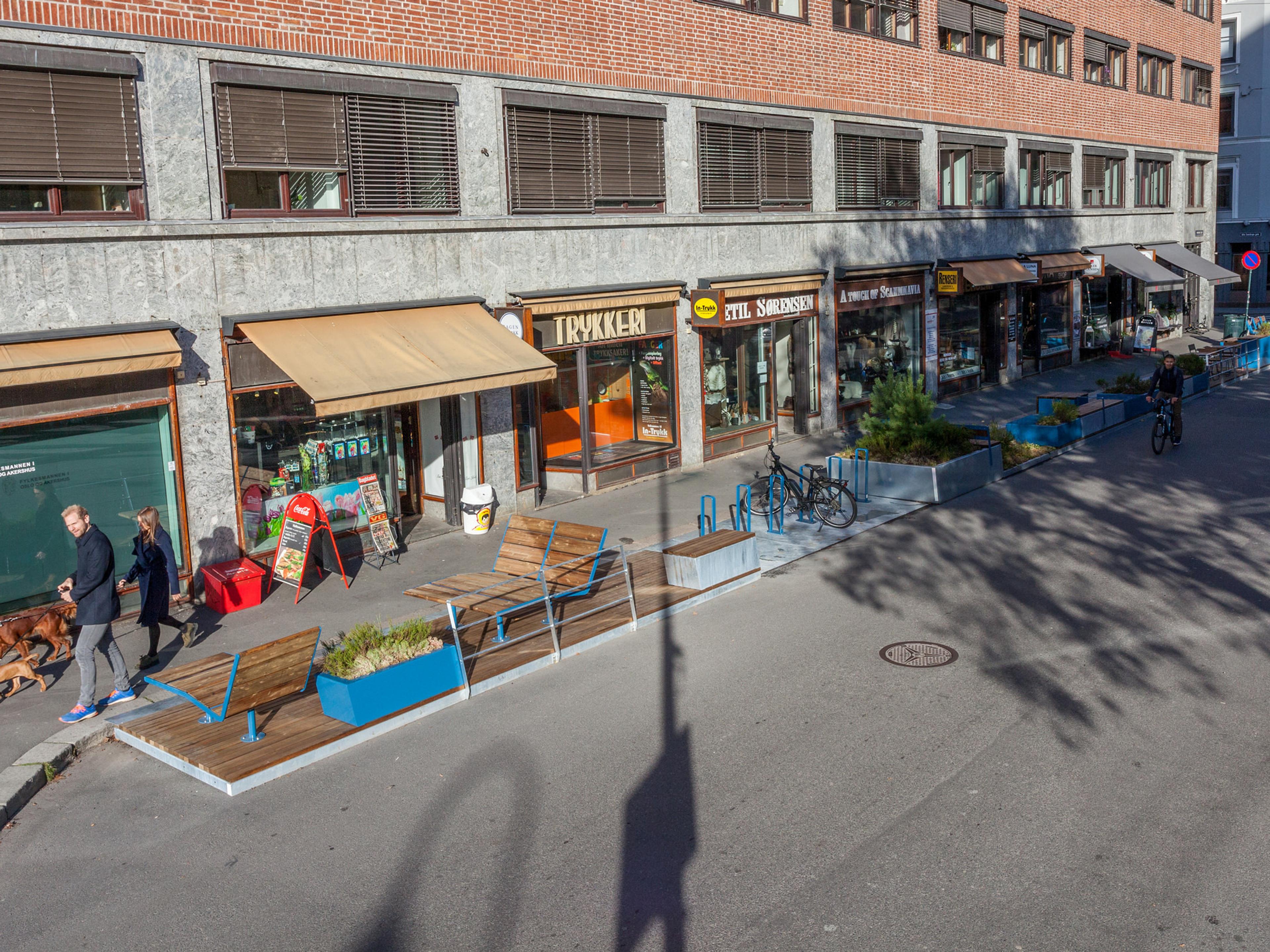 Parklets 2.0 - Oslos bilfria stadslivsprojekt