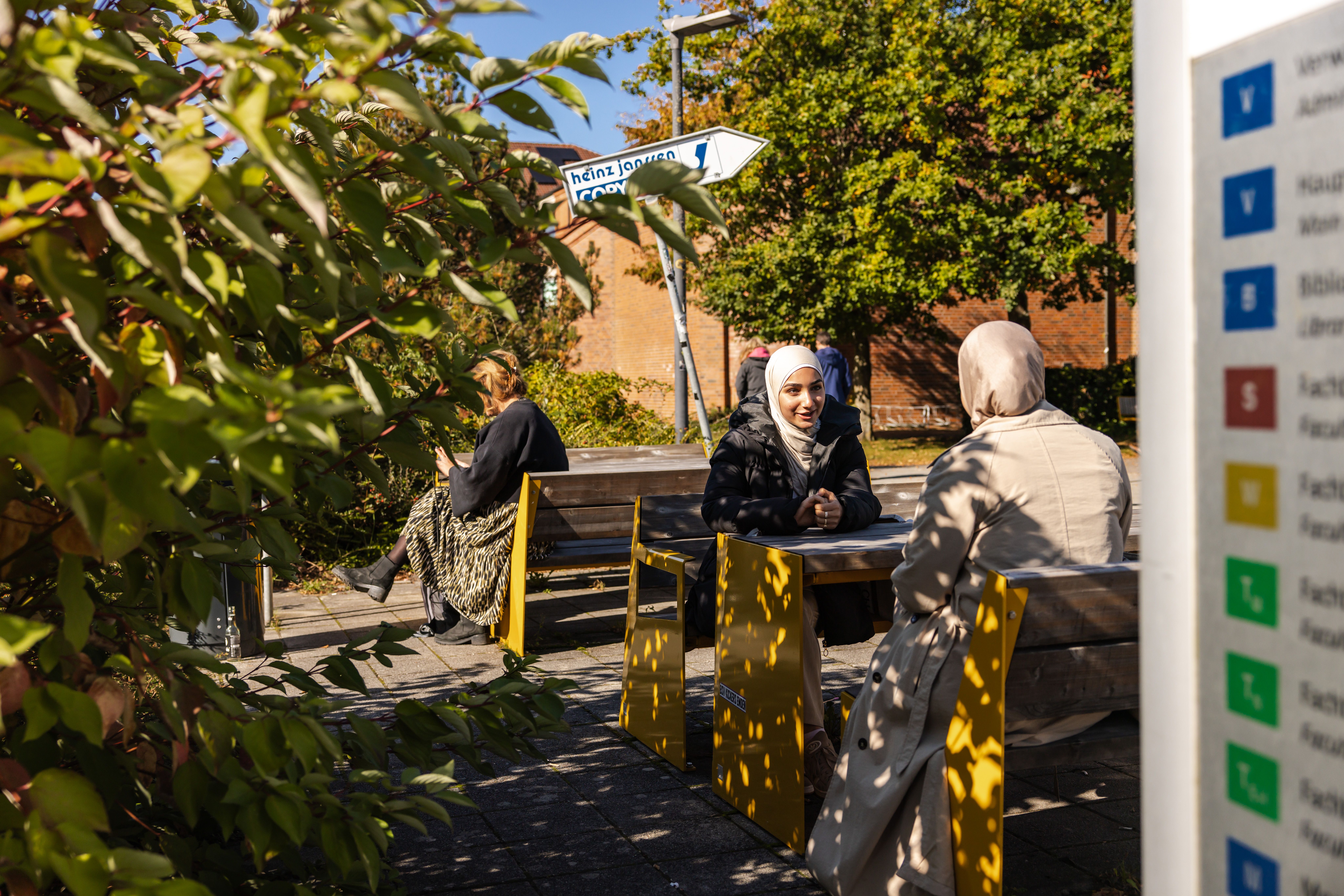 Extending campus life into outdoor space