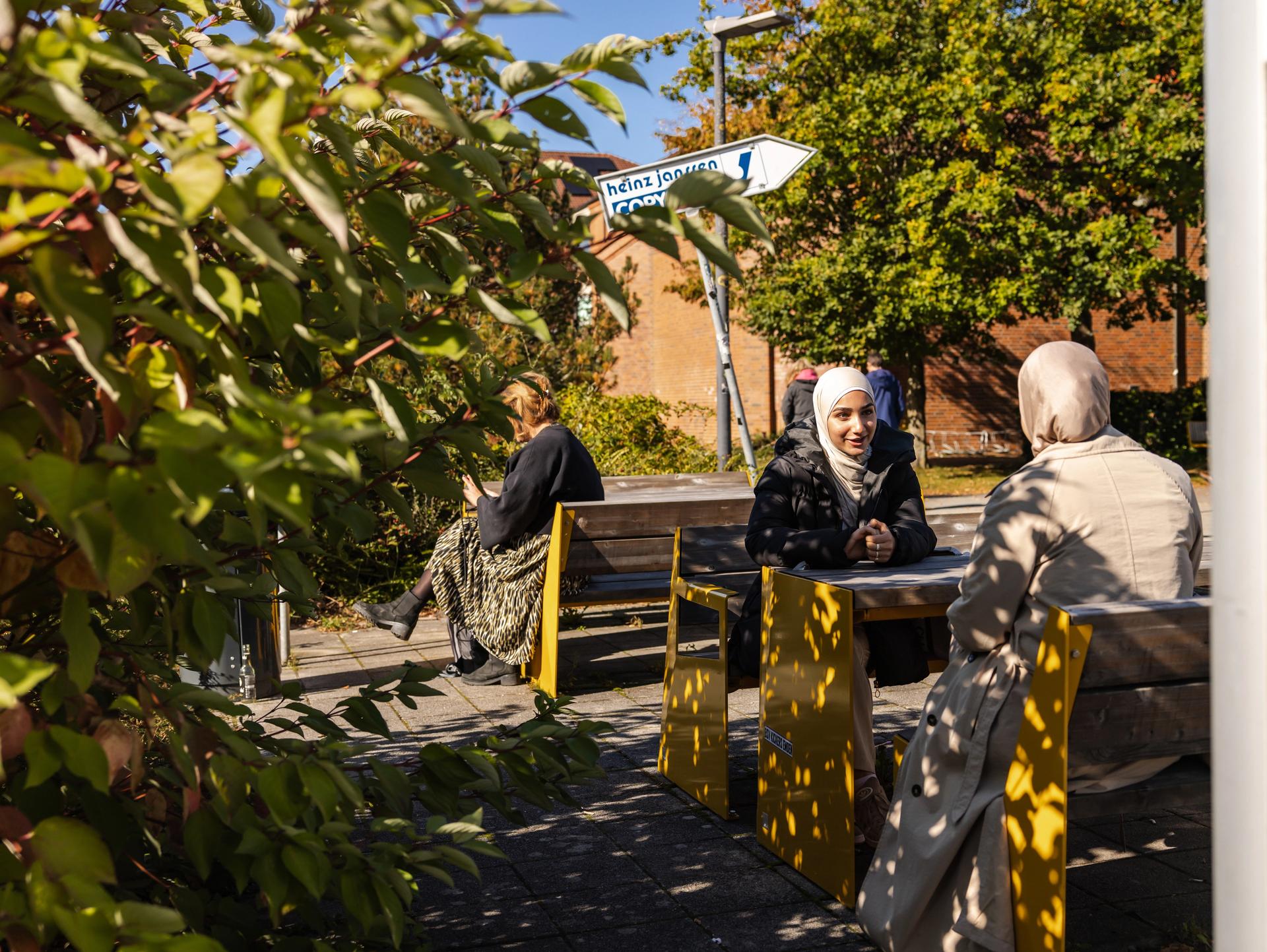 Extending campus life into outdoor space